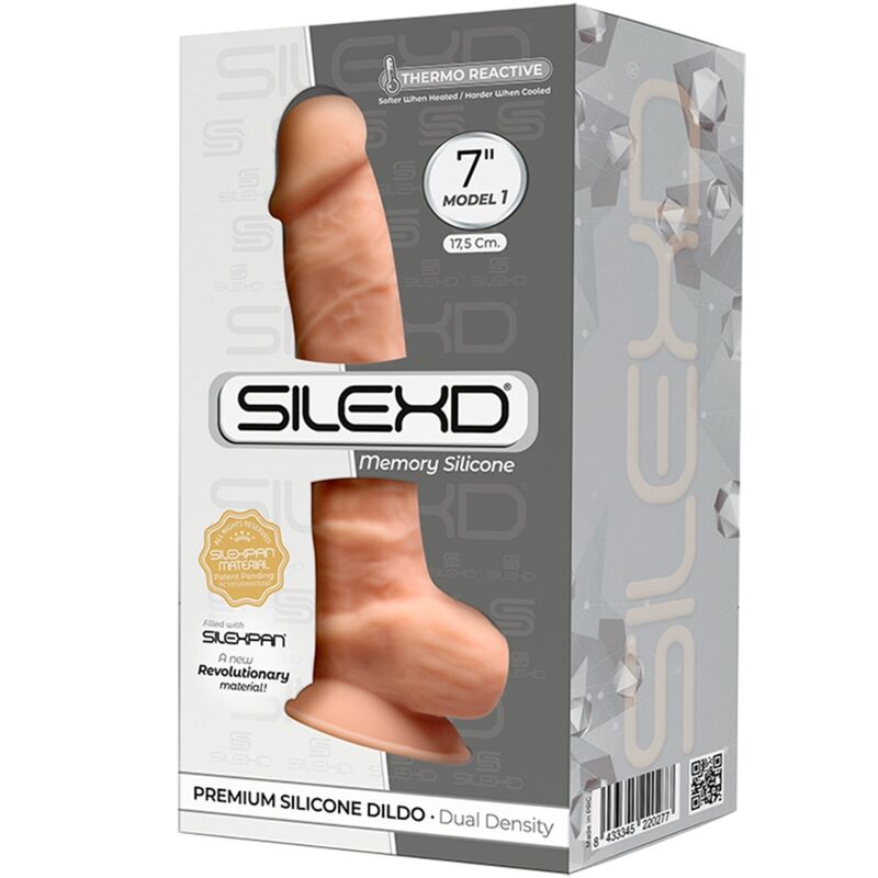 SILEXD - MODEL 1 REALISTIC PENIS PREMIUM SILEXPAN SILICONE 17.5 CM - Image 3