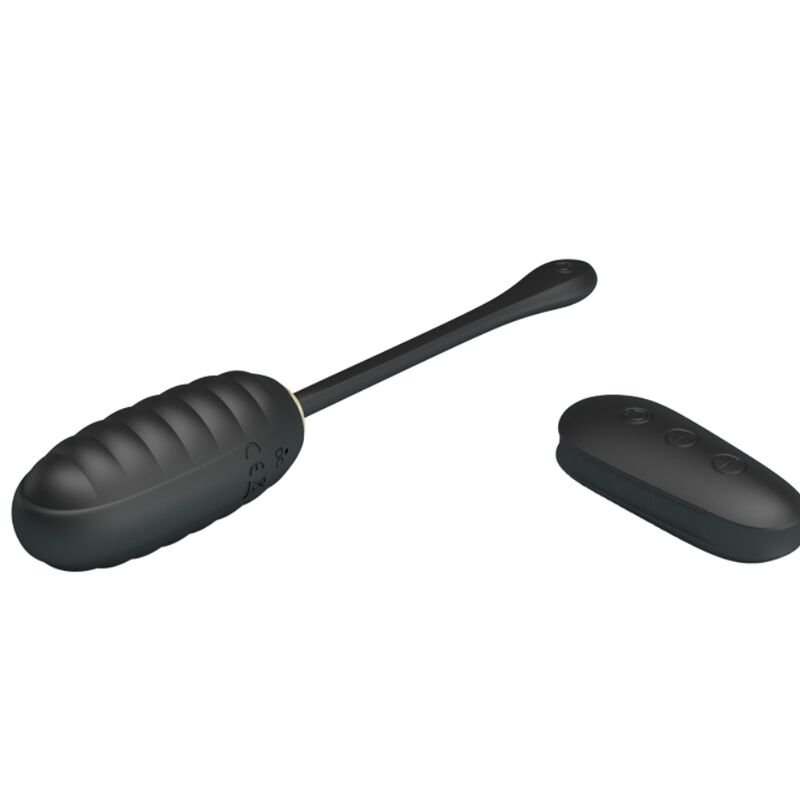 PRETTY LOVE - DOREEN LUXURY RECHARGEABLE VIBRATING EGG BLACK REMOTE CONTROL - Image 4