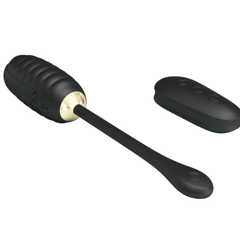 PRETTY LOVE - DOREEN LUXURY RECHARGEABLE VIBRATING EGG BLACK REMOTE CONTROL - Image 5