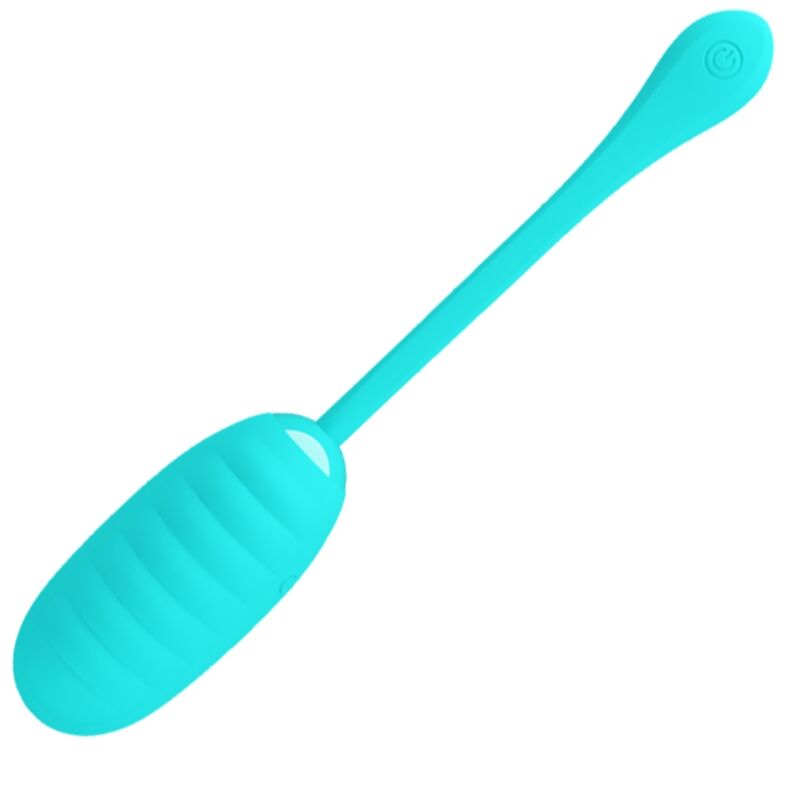 PRETTY LOVE - KIRK RECHARGEABLE VIBRATING EGG LIGHT GREEN - Image 3