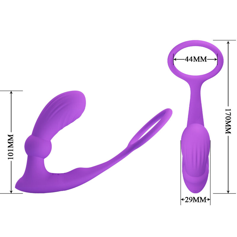 PRETTY LOVE - WARREN VIOLET ANAL RING VIBRATOR - Image 4