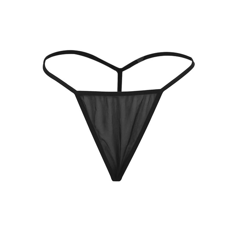 SUBBLIME - BABYDOLL TELA DE TUL DETALLE ENCAJE Y FLOR NEGRO S/M - Image 4