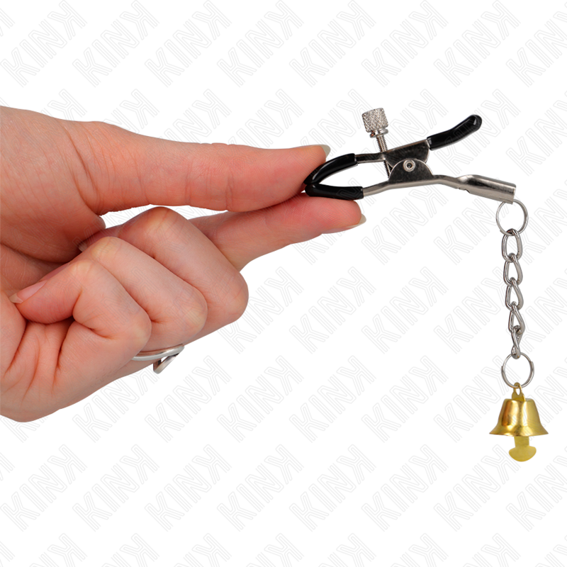 KINK - GOLD BELL PENDANT NIPPLE CLAMPS 6 CM - Image 4