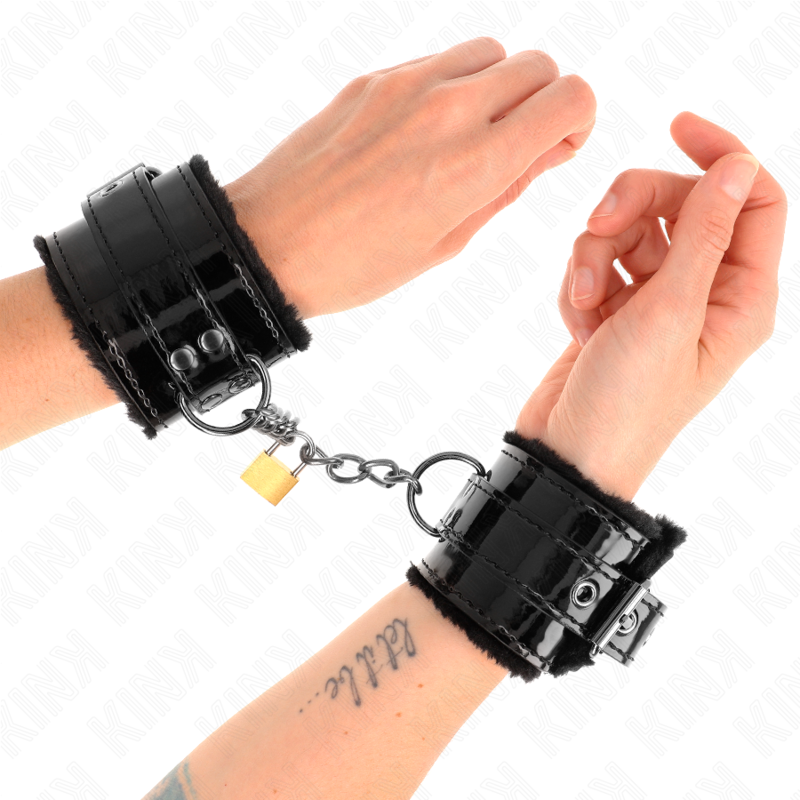 KINK - LIGHT WRIST RESTRAINTS WITH A COPPER LOCK ADJUSABLE 17-29 CM X 5.5 CM - Image 4