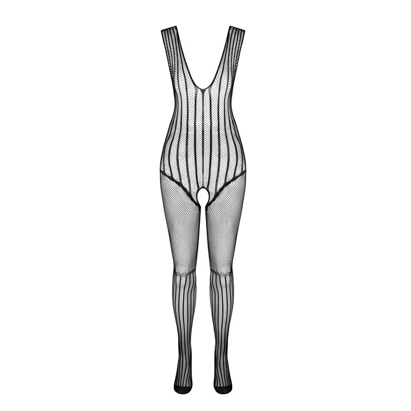 PASSION - BS 103 BODYSTOCKING BLACK ONE SIZE - Image 4