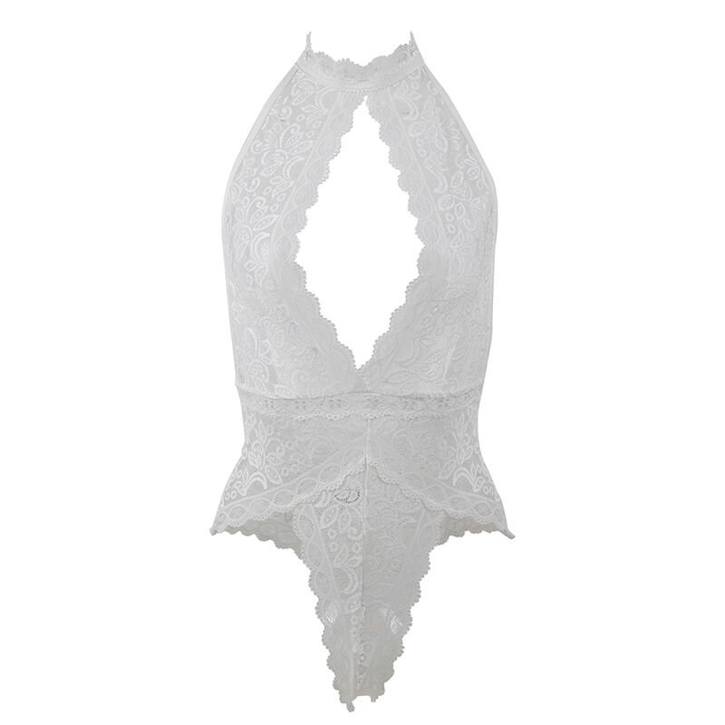 SUBBLIME - 953867 LACE BODYSUIT WHITE L/XL - Image 4