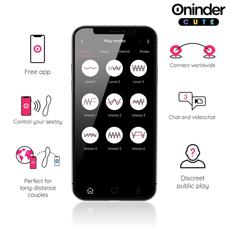 ONINDER CUTE - LOVE BUDDY MASTER G-SPOT VIBRATOR - FREE WORLDWIDE APP - Image 3