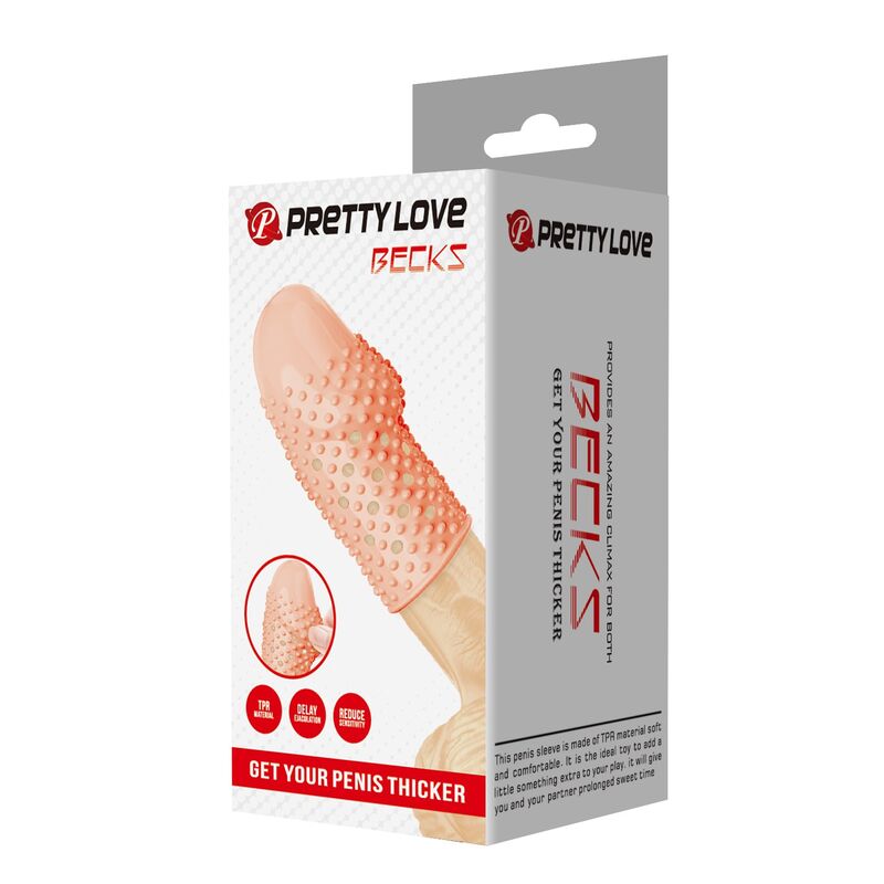 PRETTY LOVE - GEEKS PENIS SLEEVE GET YOUR PENIS THICKER NATURAL COLOR - Image 3