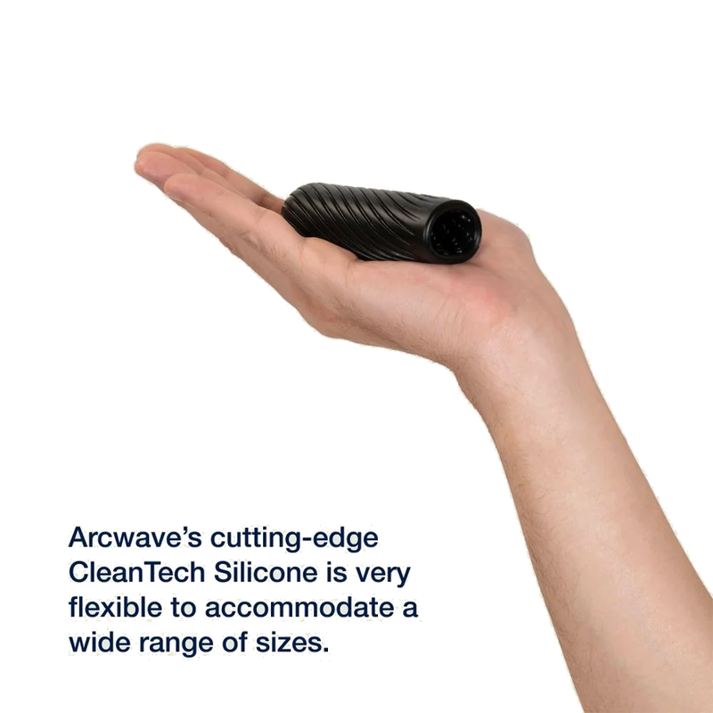 ARCWAVE - GHOST REVERSIBLE SILICONE STROKER BLACK - Image 3