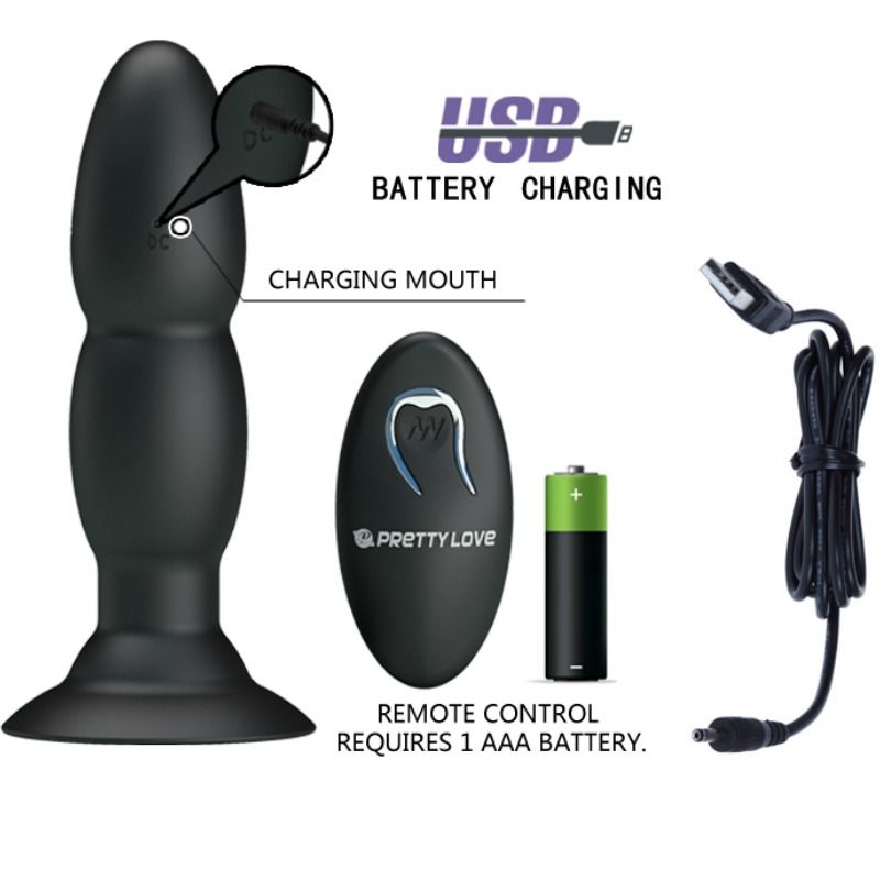 PRETTY LOVE - PLUG VIBRATOR AND ROTATION BY REMOTE CONTROL - Image 5