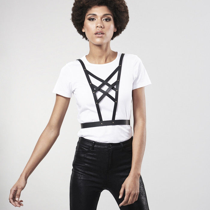 BIJOUX INDISCRETS - MAZE CROSSOVER HARNESS WITH BLACK NECKLINE - Image 3