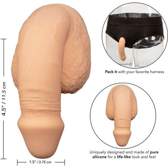 CALEXOTICS - SILICONE PACKING PENIS 12.75 CM FLESH - Image 3
