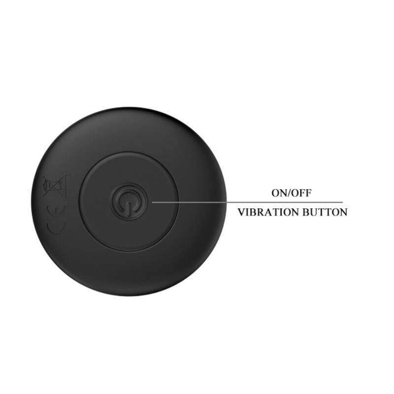 MR PLAY - RECHARGEABLE BLACK VIBRATOR ANAL PLUG - Image 5